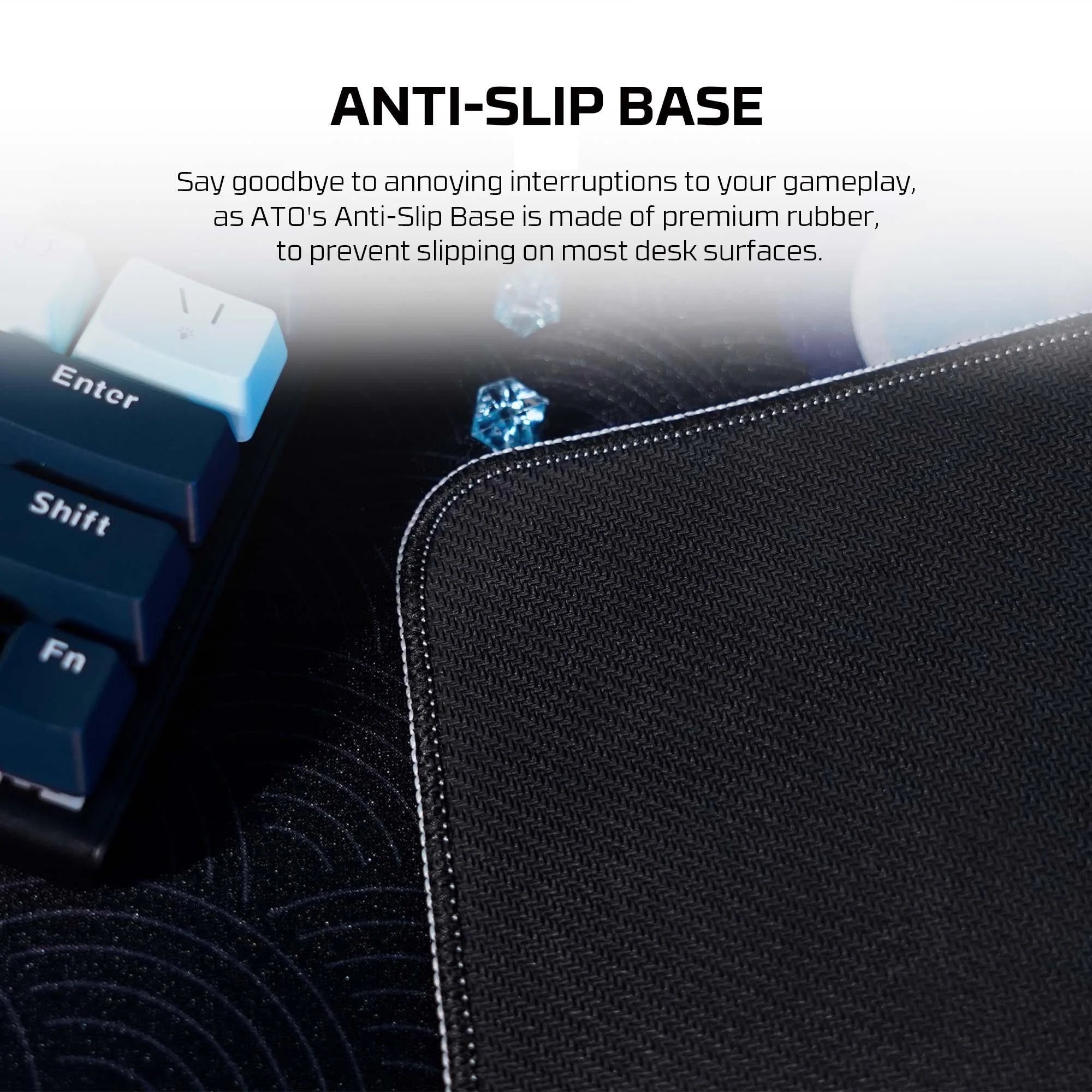 Fantech ato mp905 kujira umi deskmat mouse pad - mousepad