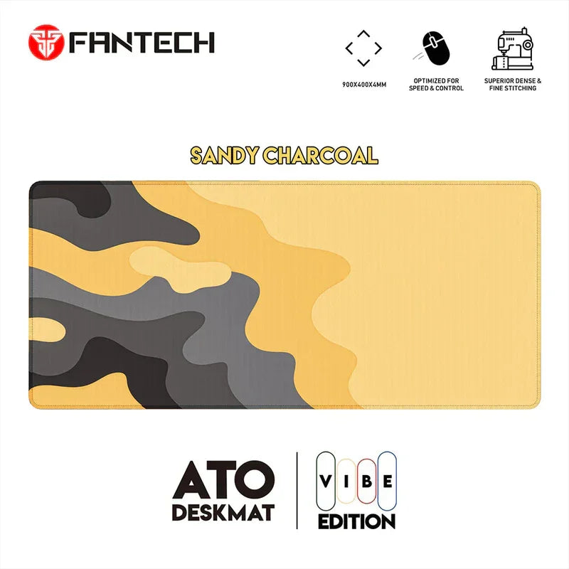 Fantech ato mp905 vibe edition desk mat - sandy charcoal mousepad - mousepad