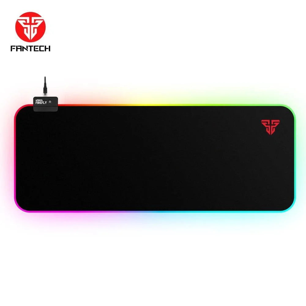 Fantech firefly mpr800s soft cloth rgb mousepad - black - mousepad