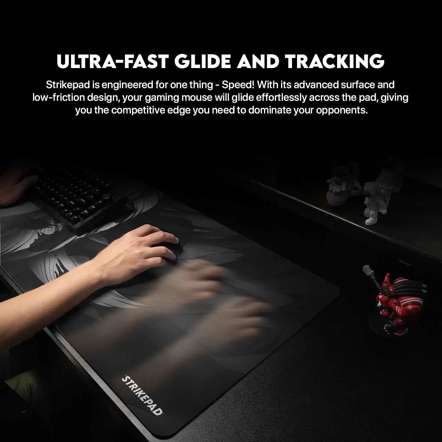 Fantech strikepad mst901 gaming mousepad 900x400x3mm with transformation pattern - mousepad