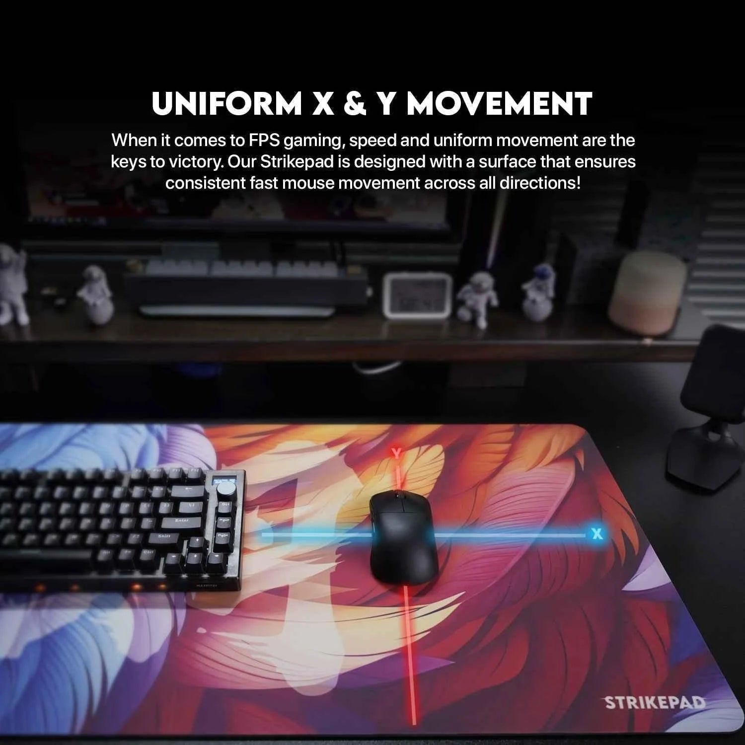 Fantech strikepad mst901 waterproof gaming mousepad - mousepad