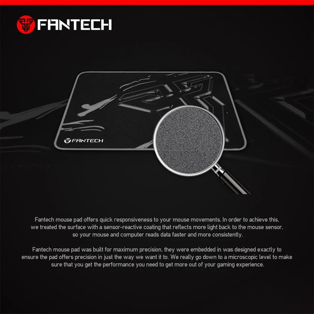 Fantech sven mp44 gaming mouse pad control edition for precision gaming - mousepad
