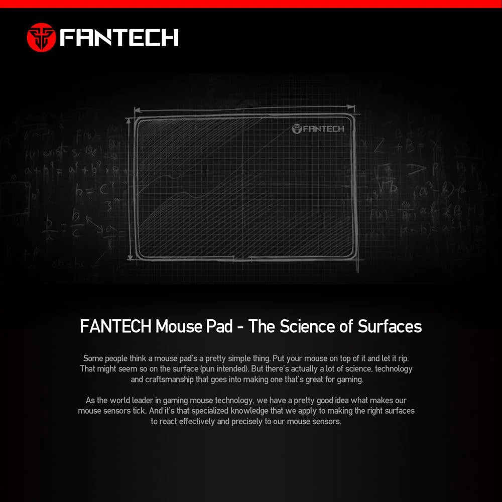 Fantech sven mp44 gaming mouse pad control edition for precision gaming - mousepad