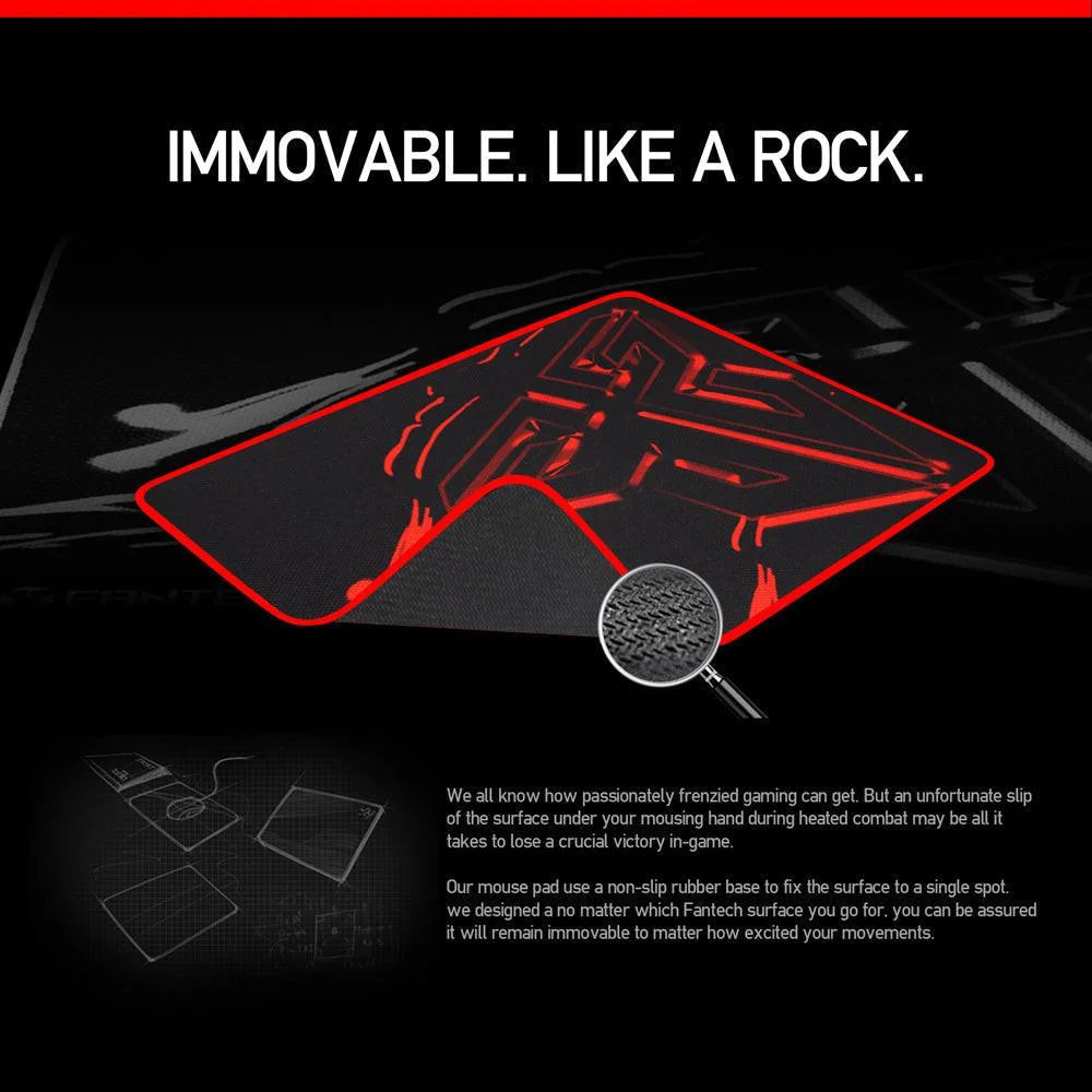 Fantech sven mp44 gaming mouse pad control edition for precision gaming - mousepad