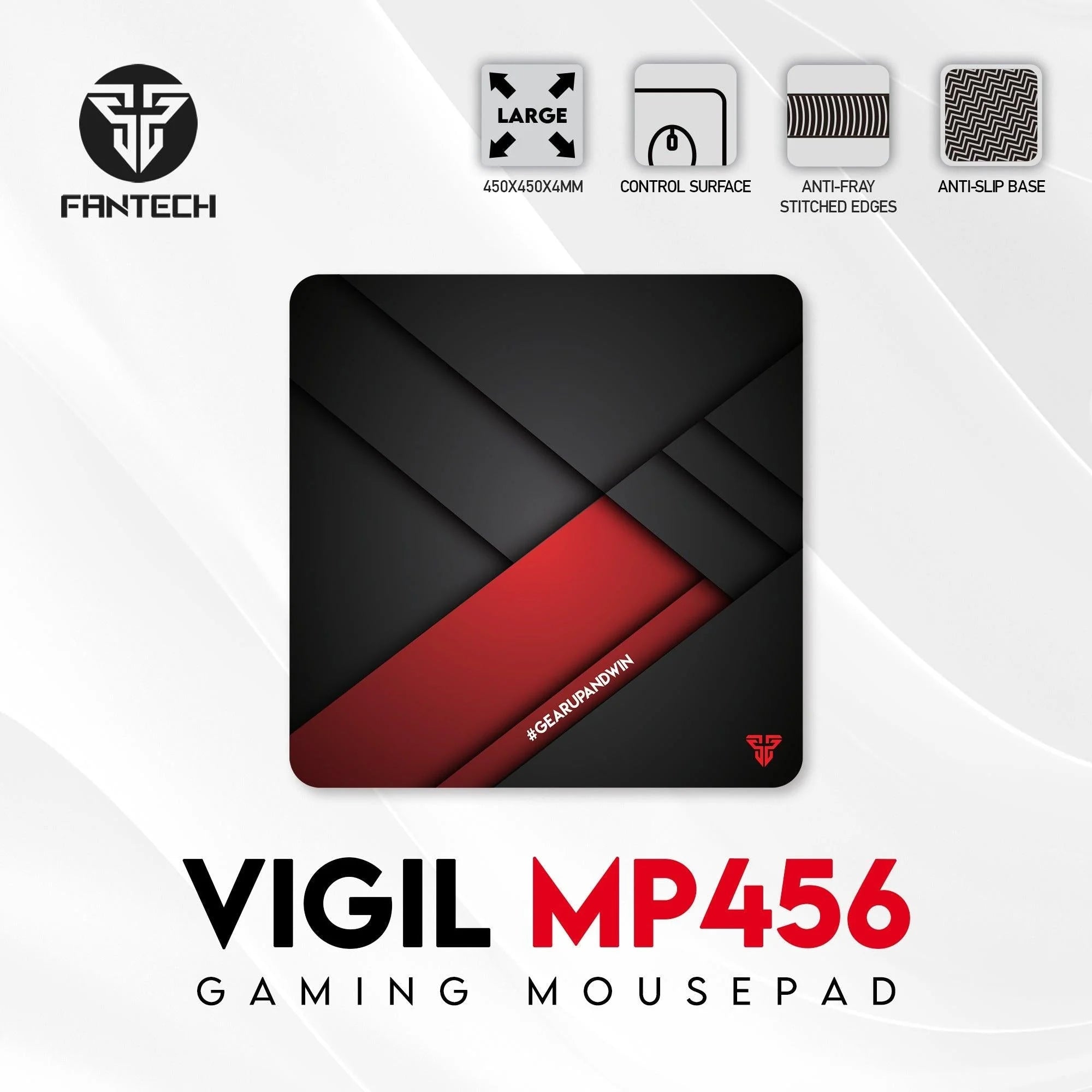 Fantech vigil mp456 mouse pad for ultimate gaming precision and control - mousepad