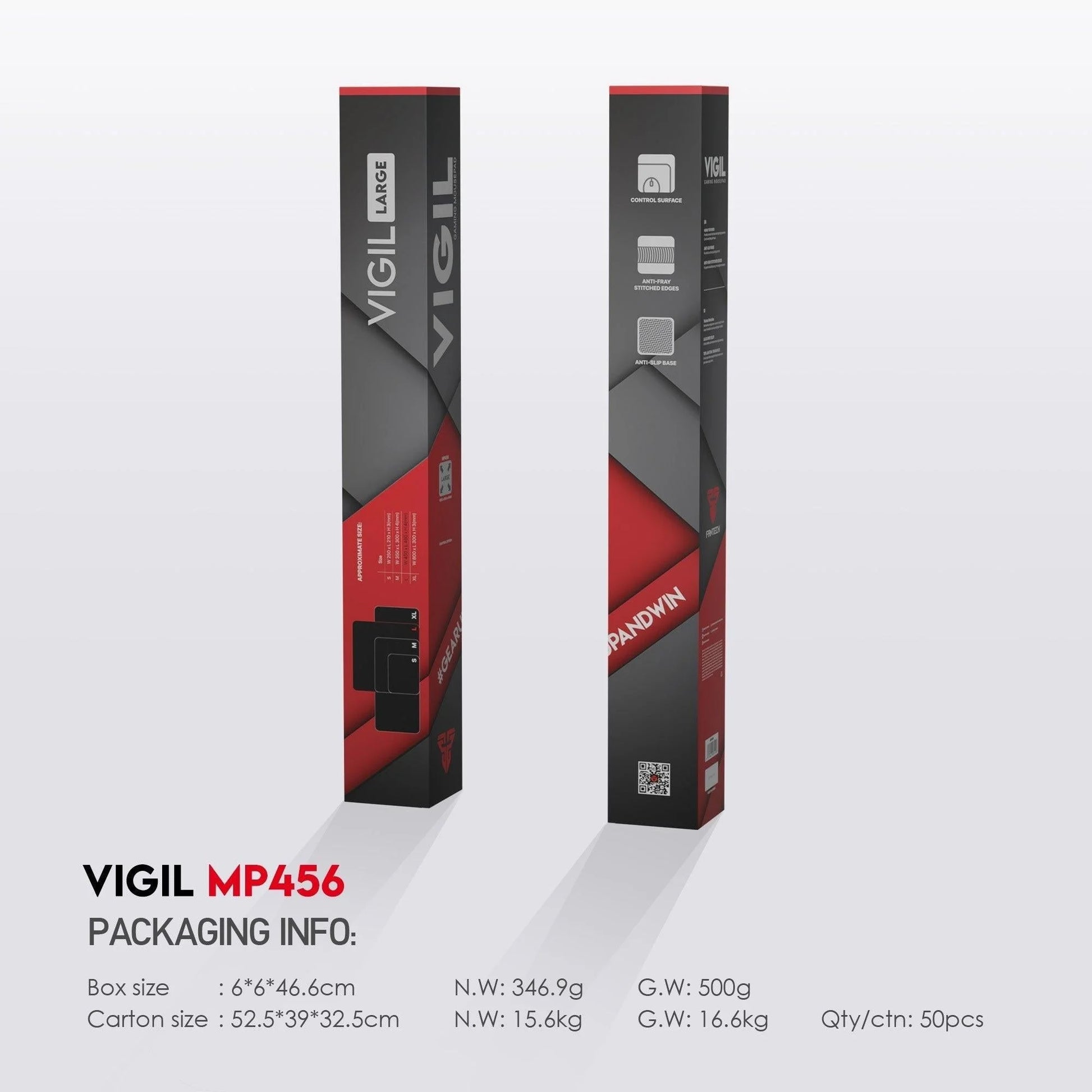 Fantech vigil mp456 mouse pad for ultimate gaming precision and control - mousepad