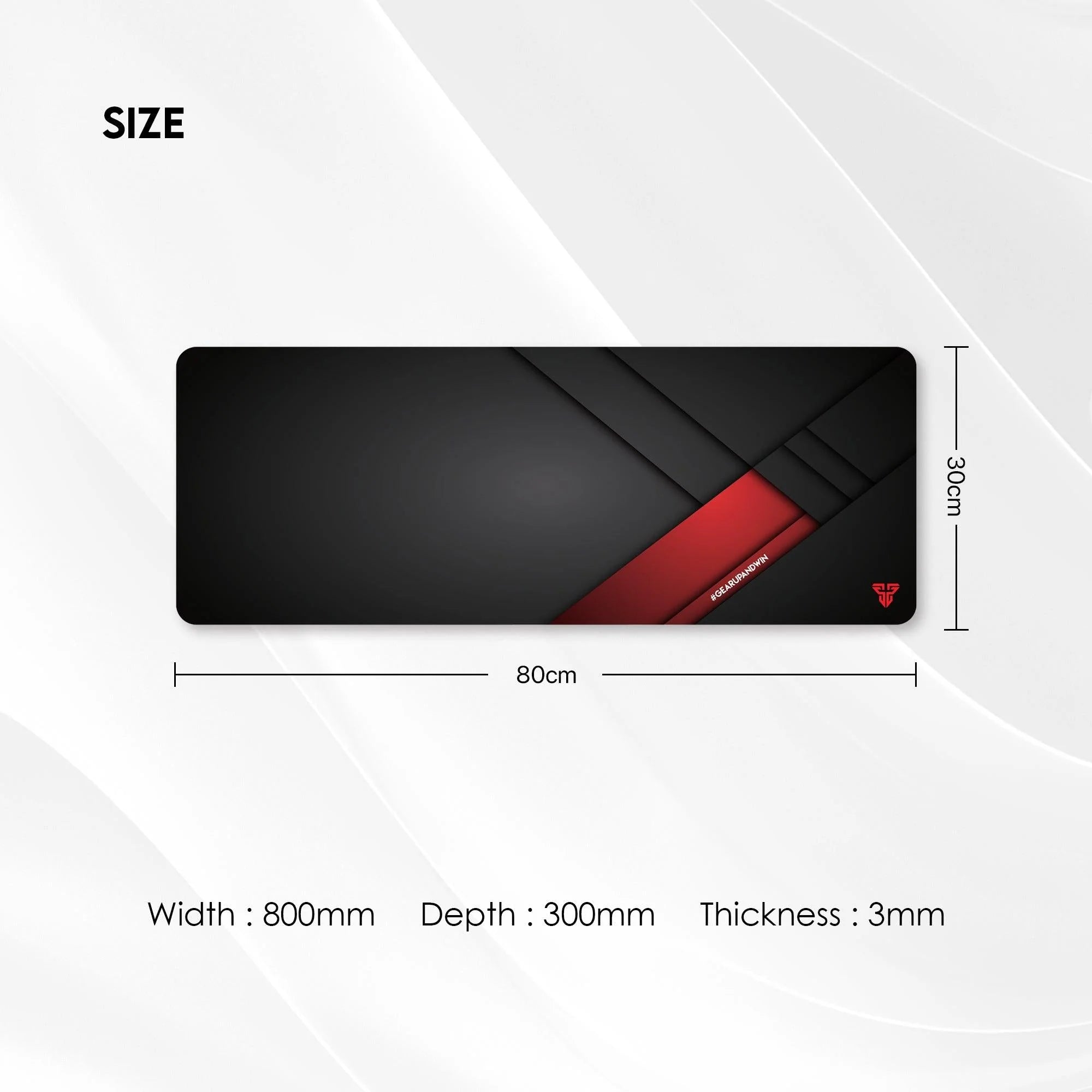 Fantech vigil mp806 gaming mouse pad - precision comfort for gamers - mousepad