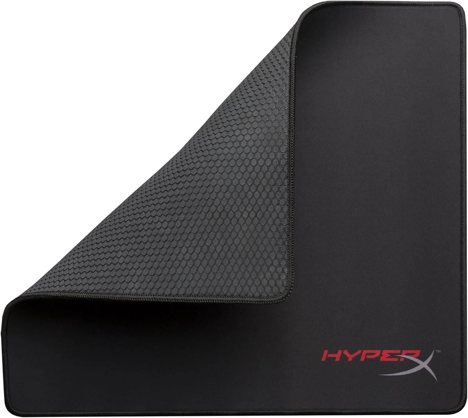 Hyperx fury s - pro gaming mouse pad cloth surface optimized for precision stitched anti-fray edges large 450x400x4mm