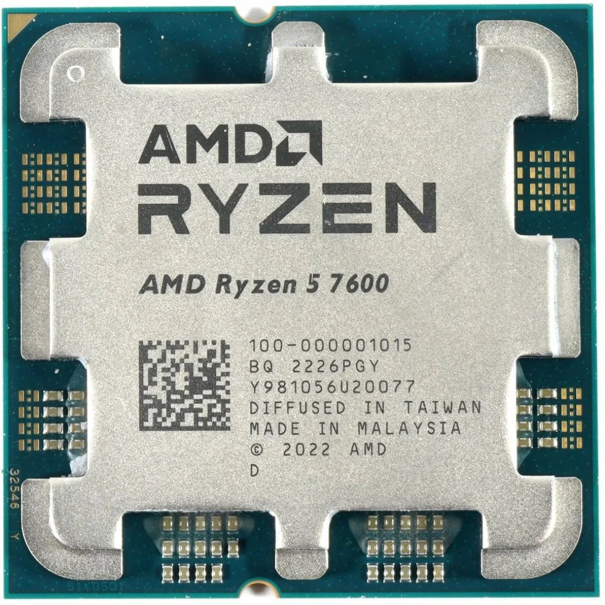 Amd ryzen 5 7600 6-core 3.8ghz (5.1 ghz max boost) 32mb cache am5 desktop processor tray - pc hardware