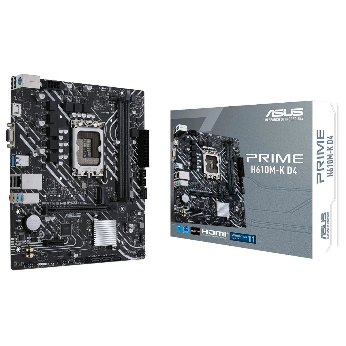 Asus prime h610m-k d4 intel 12th gen motherboard - pc hardware