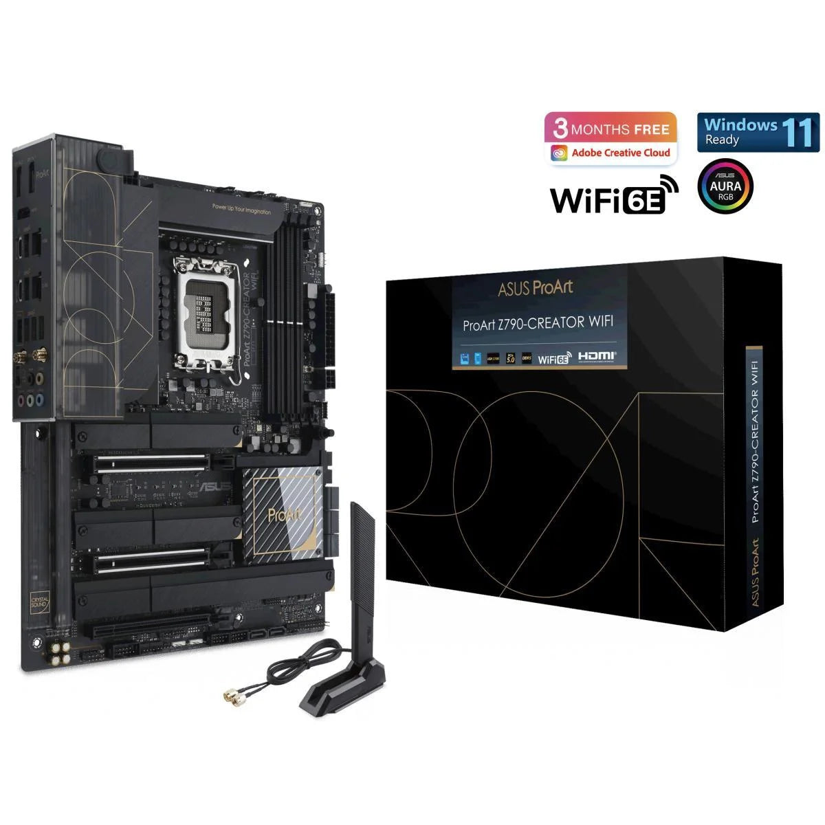 Asus proart z790 creator ddr5 wifi 6e intel 12th&13th gen - pc hardware