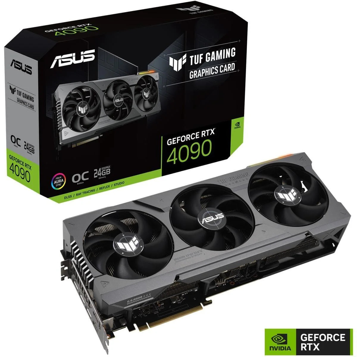 Asus tuf gaming geforce rtx® 4090 oc edition gaming 24gb gddr6x graphics card - pc hardware