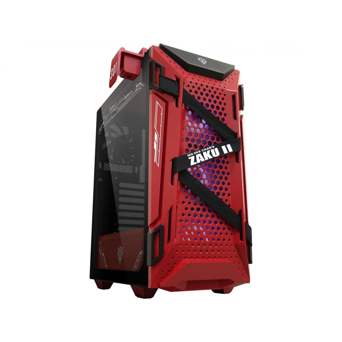 Asus tuf gaming gt301 zaku ii edition aura addressable rgb fans case - pc hardware
