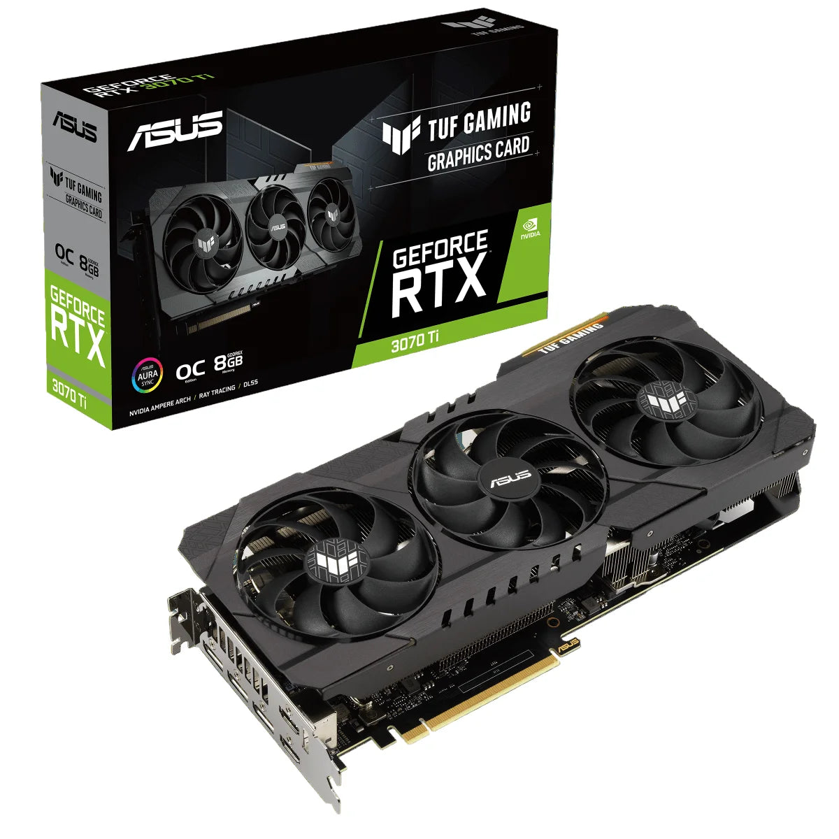 Asus tuf gaming nvidia geforce rtx 3070 ti oc v2 dual - pc hardware