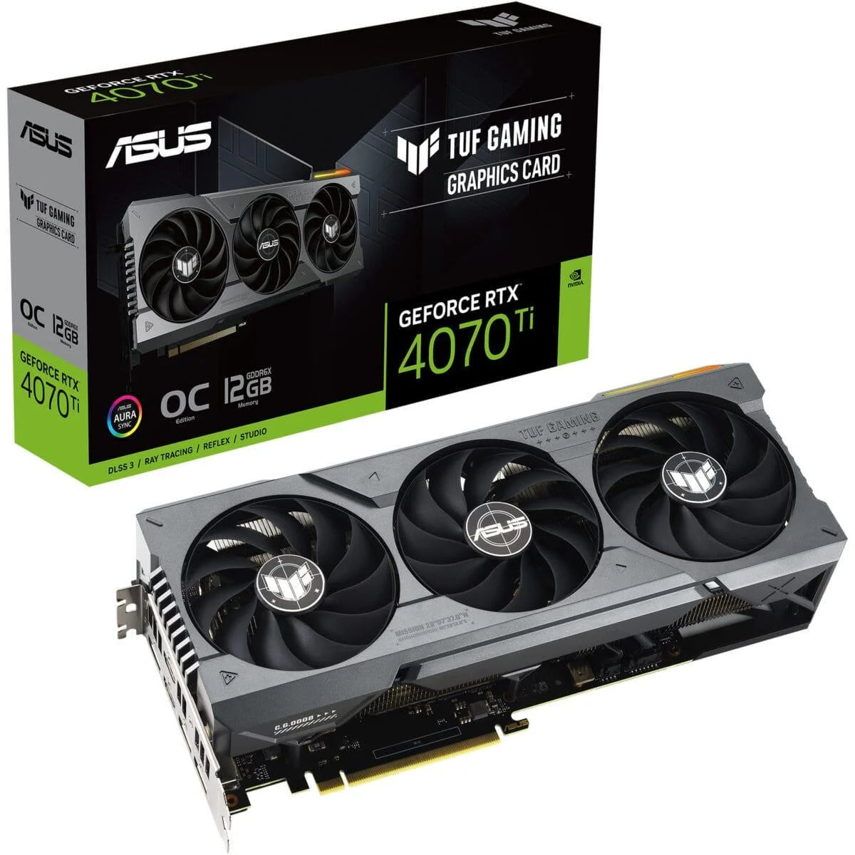 Asus tuf gaming nvidia geforce rtx 4070 ti oc edition 12gb gddr 6x - pc hardware