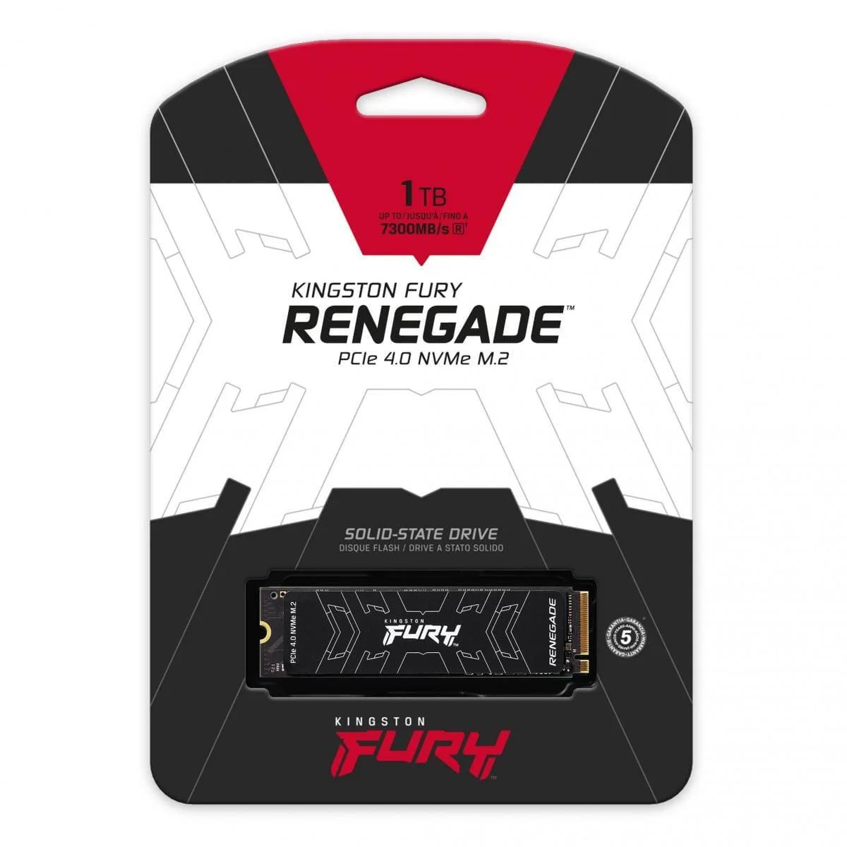Kingston fury renegade 1tb pcie 4.0 nvme m.2 ssd up to 7,300mb/s - pc hardware