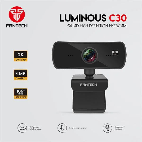 Fantech luminous c30 2k webcam - webcam