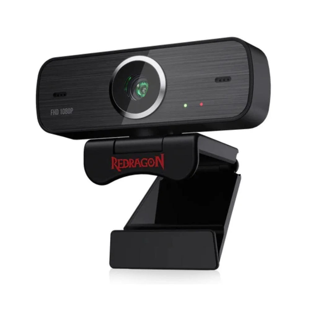Redragon gw800 hitman 1080p webcam with built-in dual microphone - streaming
