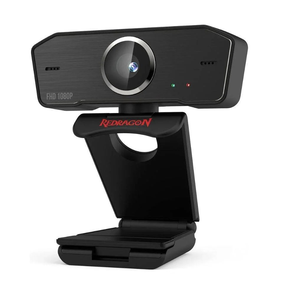 Redragon gw800 hitman 1080p webcam with built-in dual microphone - streaming