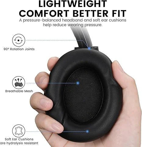 1mii y8+ hybrid active noise cancelling headphones - audio | wireless headset