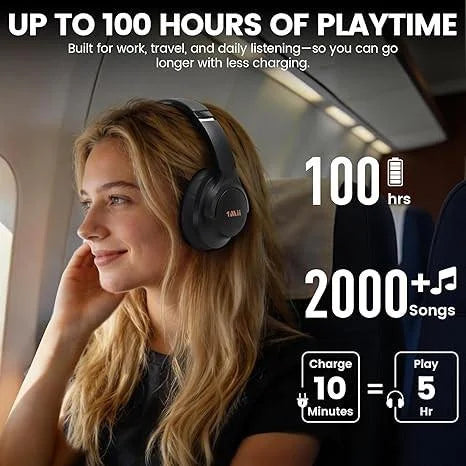 1mii y8+ hybrid active noise cancelling headphones - audio | wireless headset