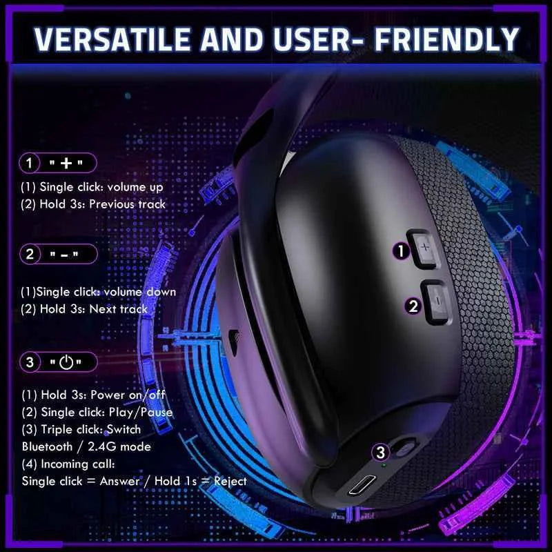 Attack shark l80pro wireless gaming headset - audio | wireless headset