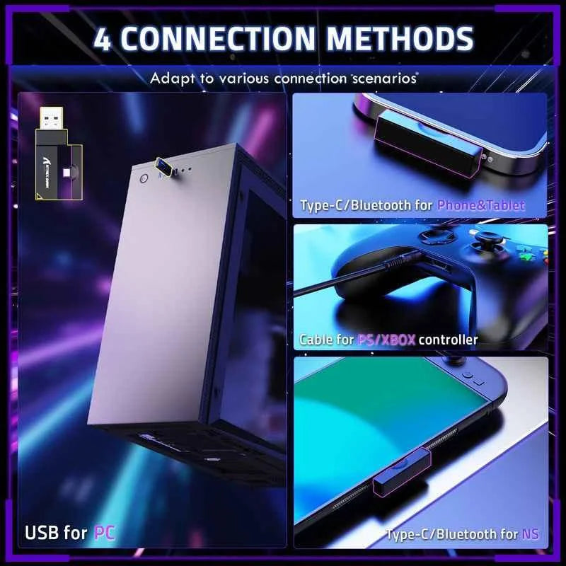 Attack shark l80pro wireless gaming headset - audio | wireless headset