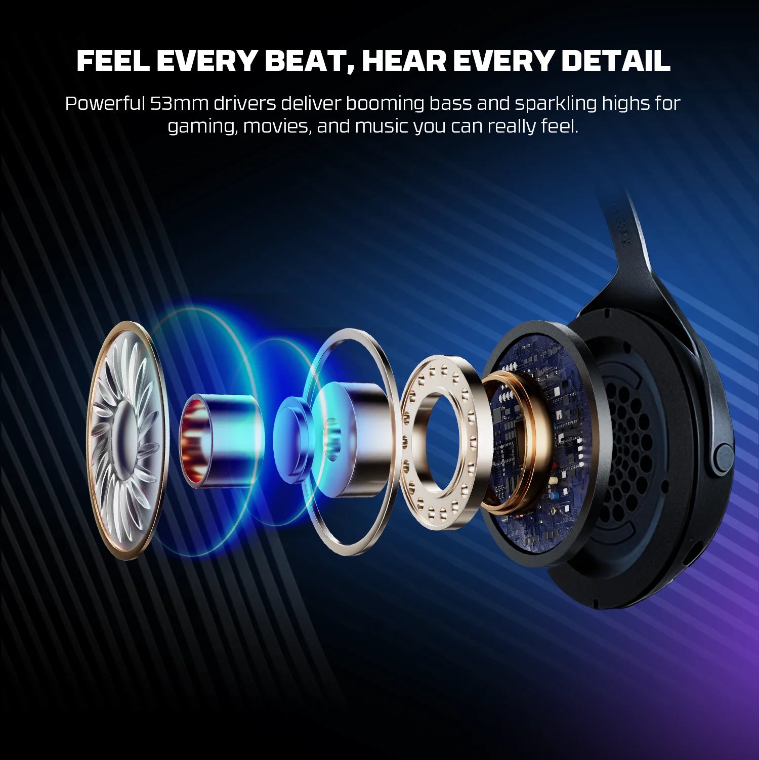 Fantech orbita whg07 2.4g bluetooth wireless gaming headset - audio | wireless headset