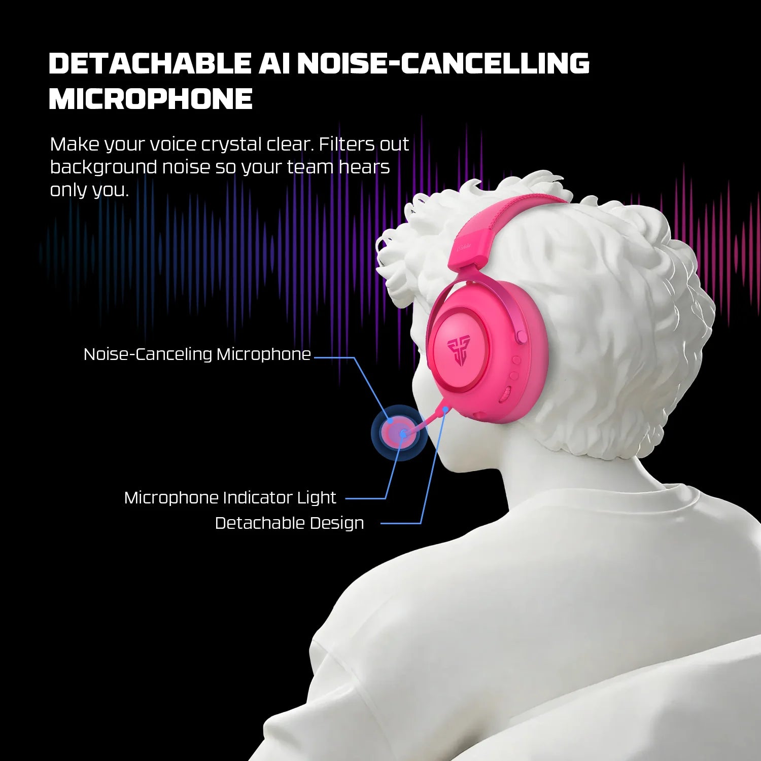Fantech orbita whg07 2.4g bluetooth wireless gaming headset - audio | wireless headset
