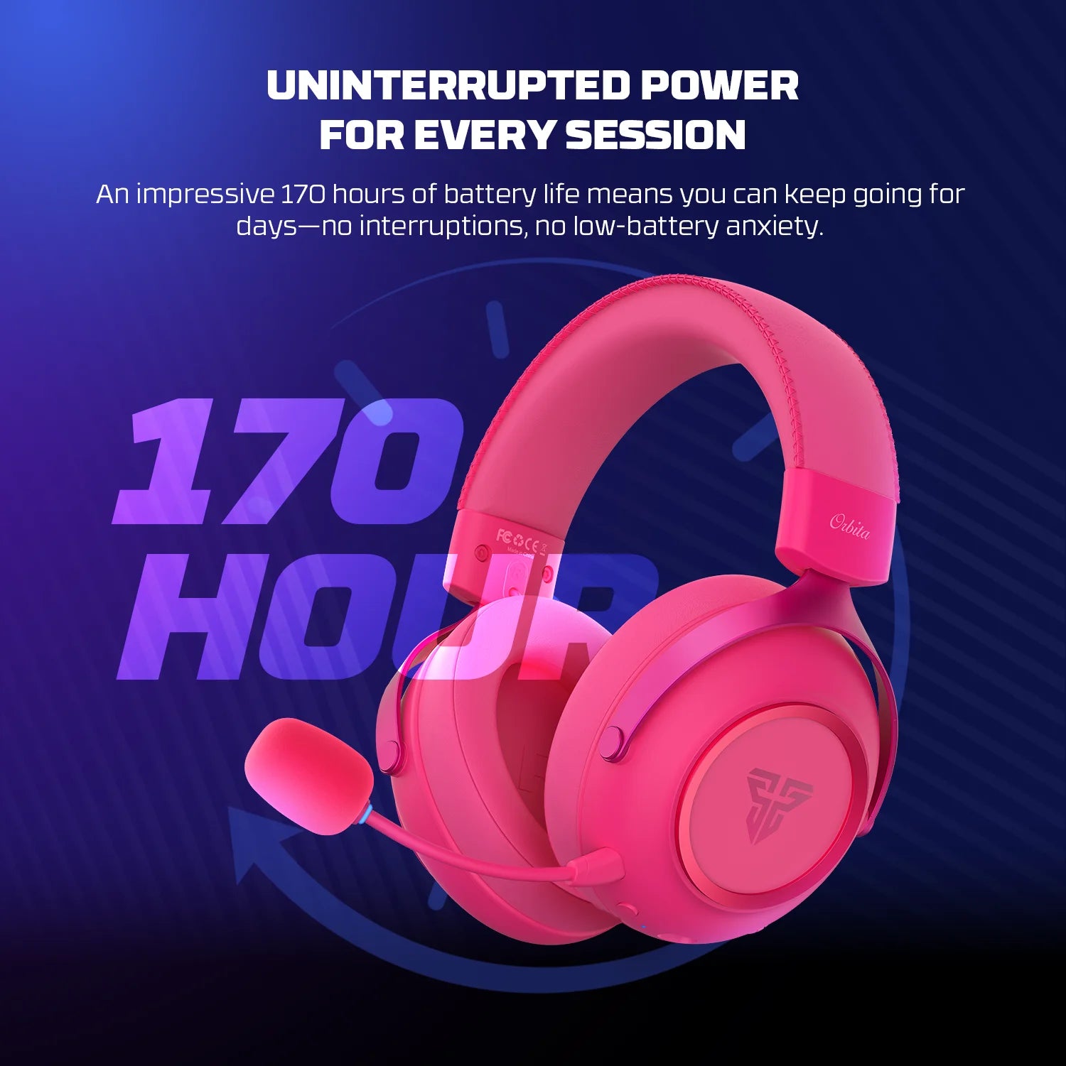 Fantech orbita whg07 2.4g bluetooth wireless gaming headset - audio | wireless headset
