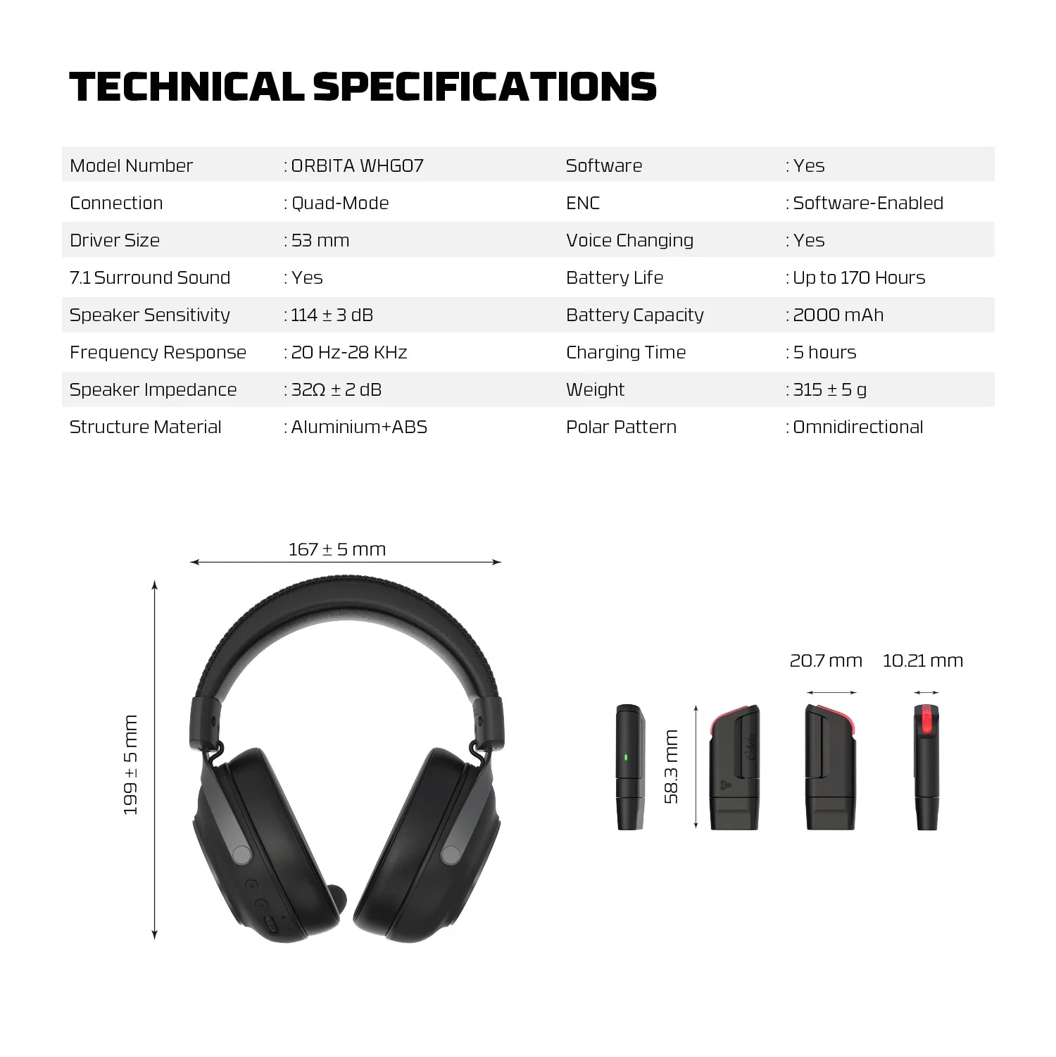 Fantech orbita whg07 2.4g bluetooth wireless gaming headset - audio | wireless headset