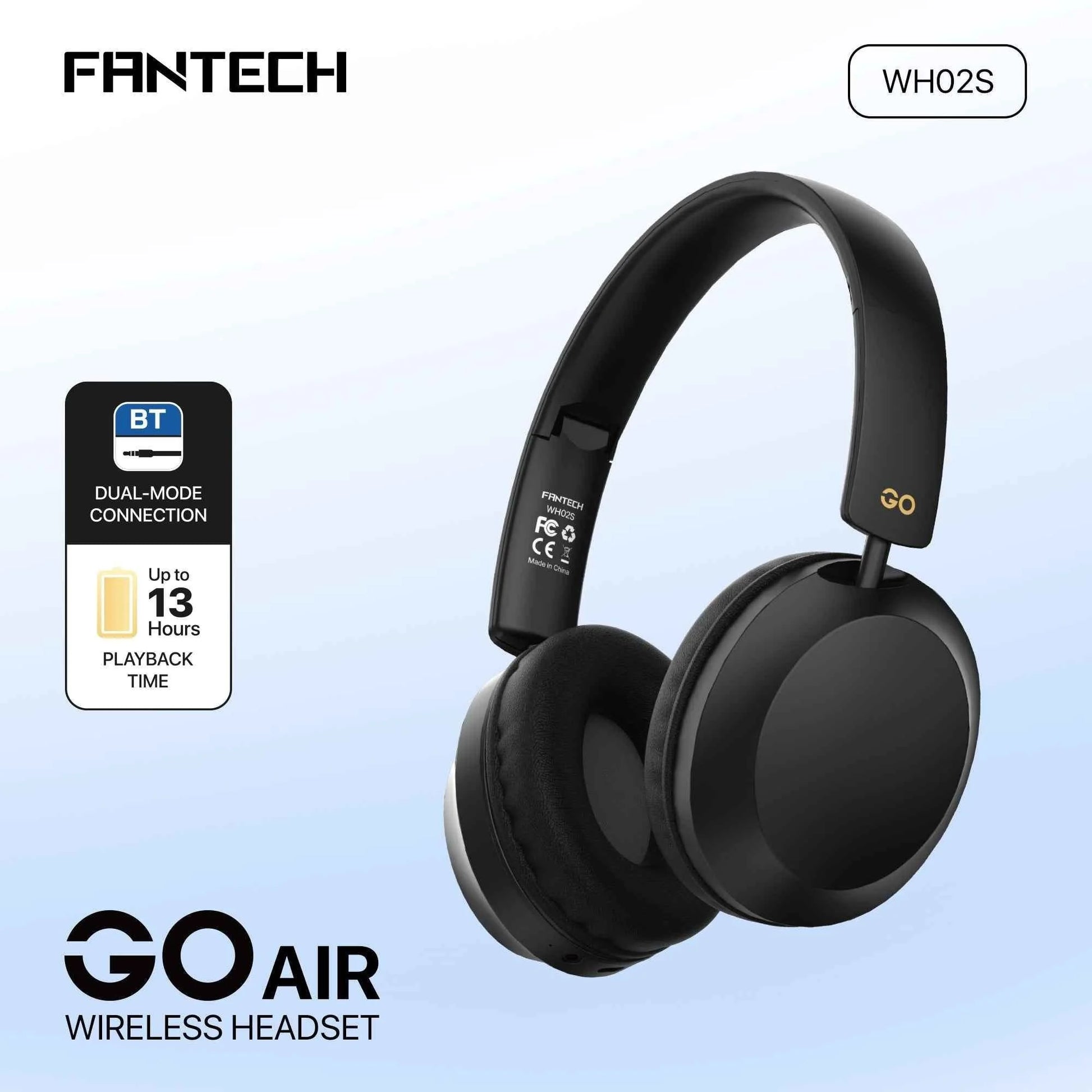 Fantech wh02s go air wireless headset - audio | wireless headset