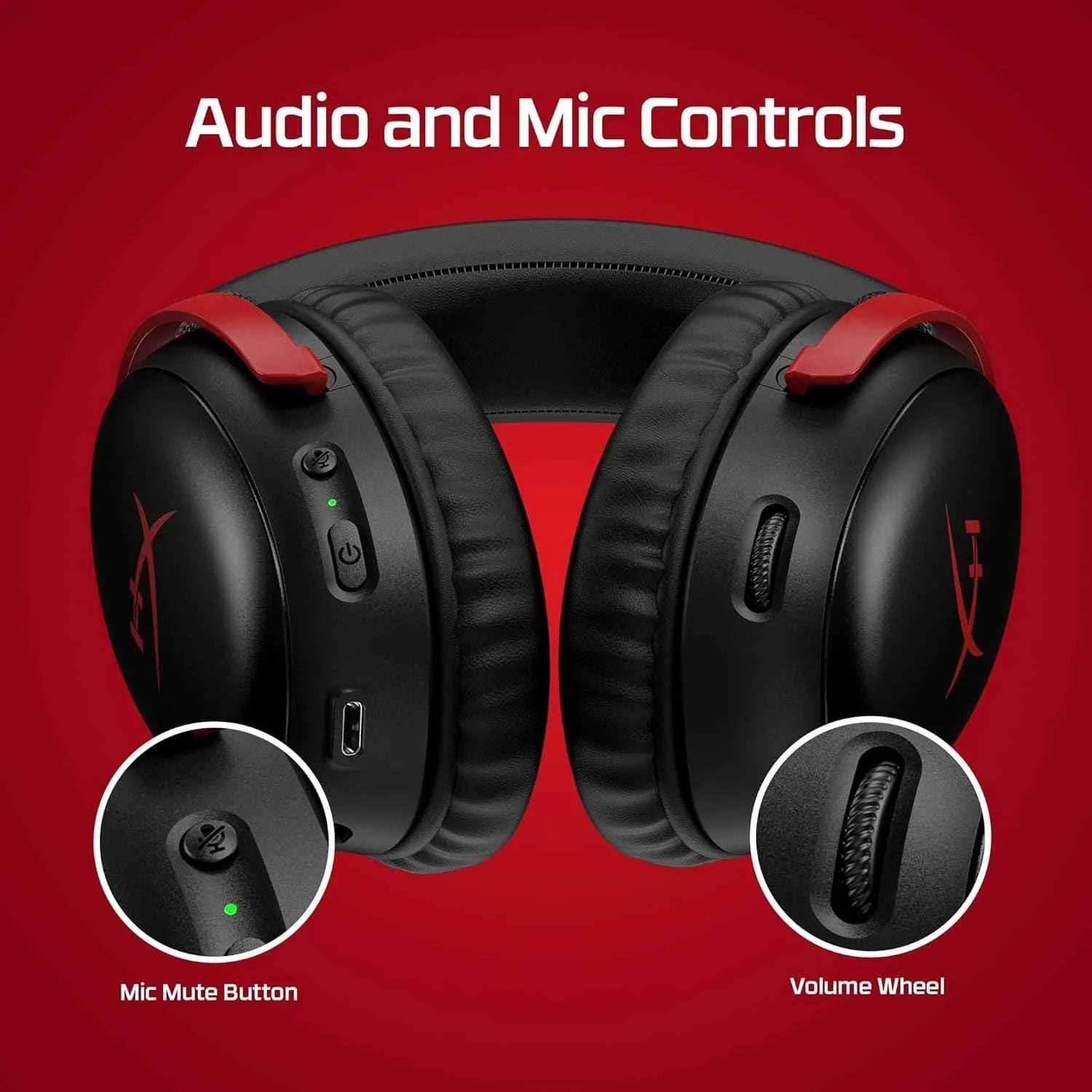Hyperx cloud iii wireless gaming headset for pc ps5 ps4 – up to 120-hour battery life - audio | wireless headset