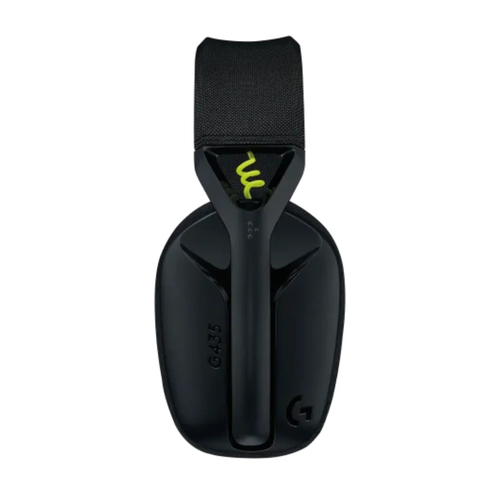 Logitech g435 wireless gaming headset - ultra-light wireless bluetooth comfort - audio | wireless headset