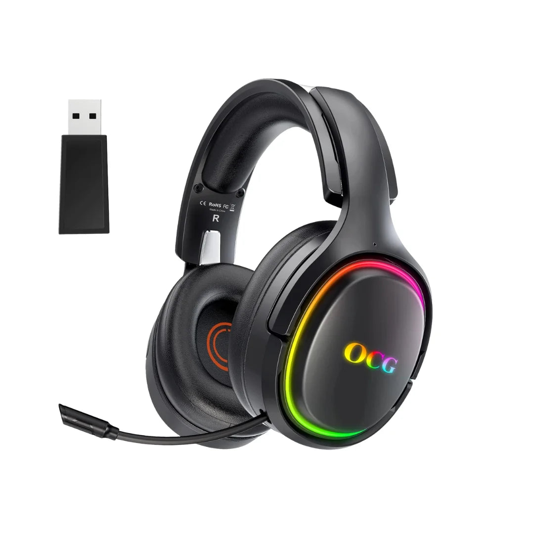Ocg gaming headset 2.4ghz bluetooth wireless gaming headphones - audio | wireless headset