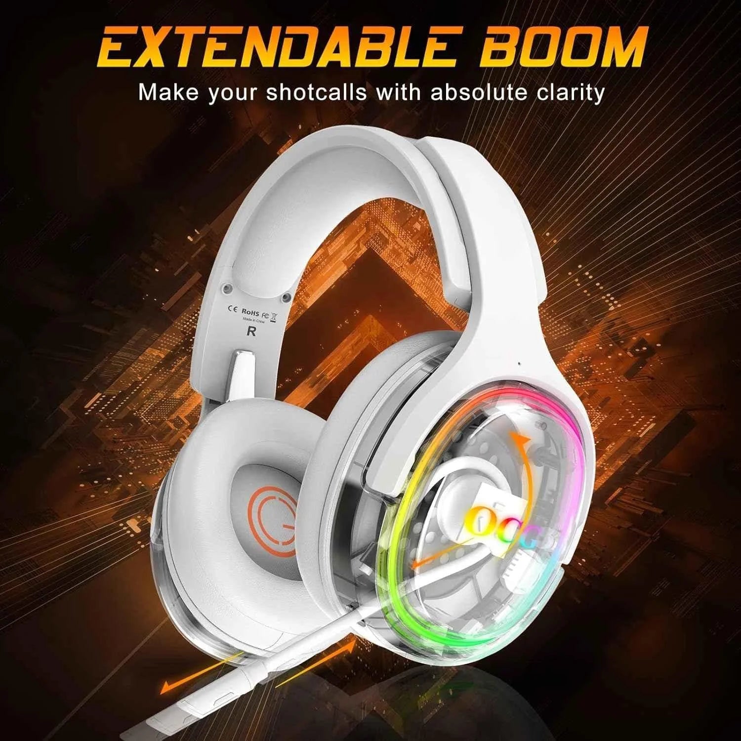 Ocg gaming headset wireless - dual wireless lossless 2.4g bluetooth gaming headphones - audio | wireless headset