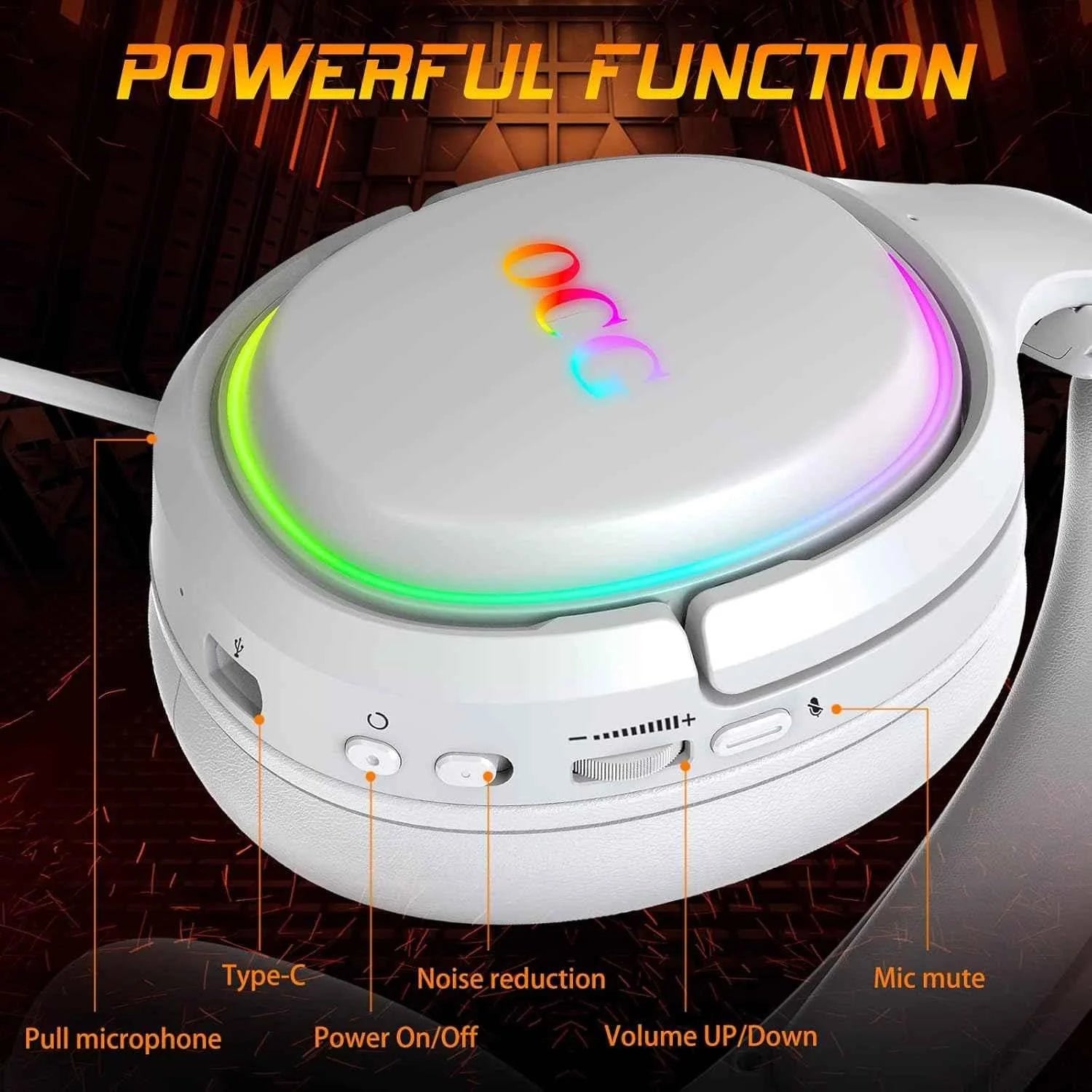 Ocg gaming headset wireless - dual wireless lossless 2.4g bluetooth gaming headphones - audio | wireless headset
