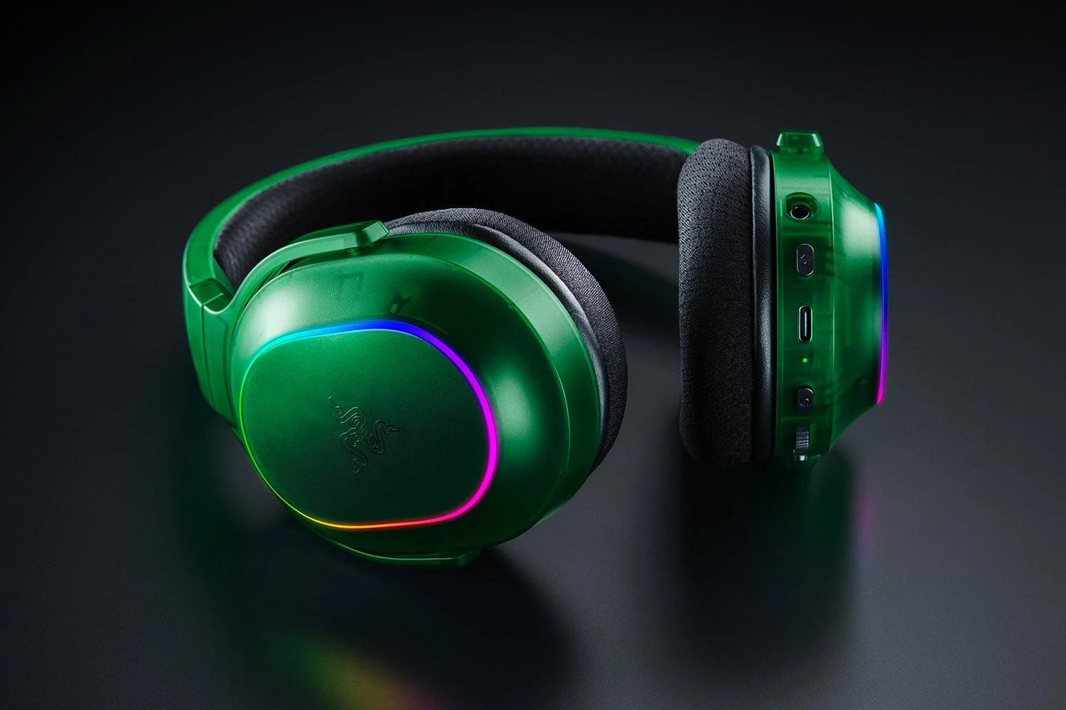 Razer barracuda x chroma - phantom green edition - audio | wireless headset