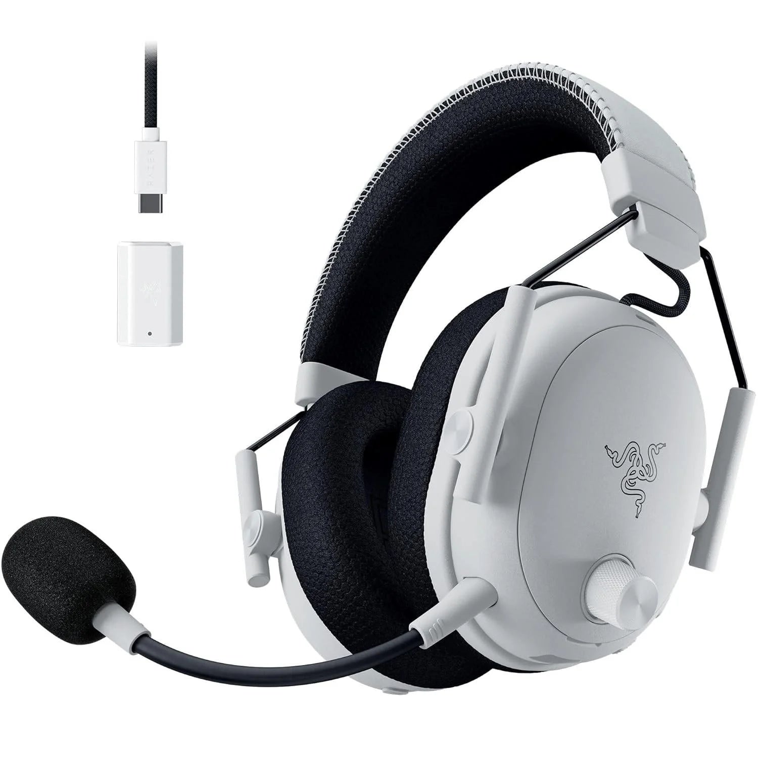 Razer blackshark v3 pro wireless anc gaming headset - white - audio | wireless headset
