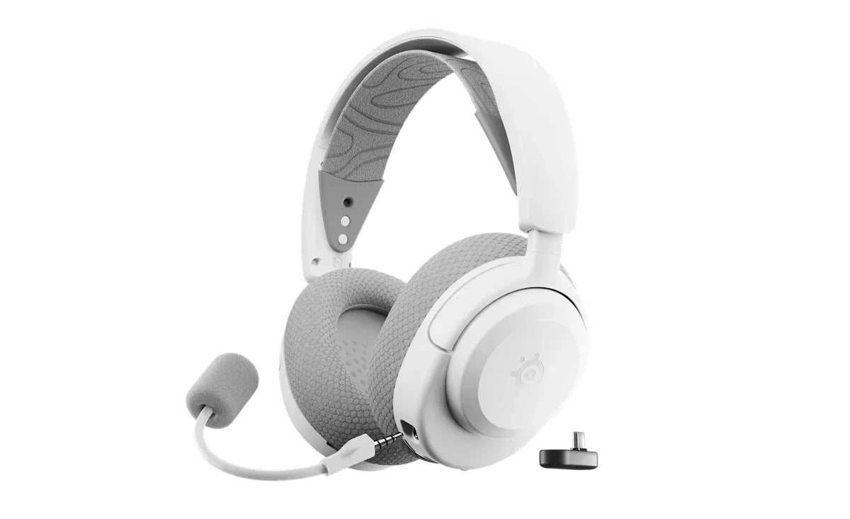 Steelseries arctis nova 3p wireless for playstation - white - audio | wireless headset