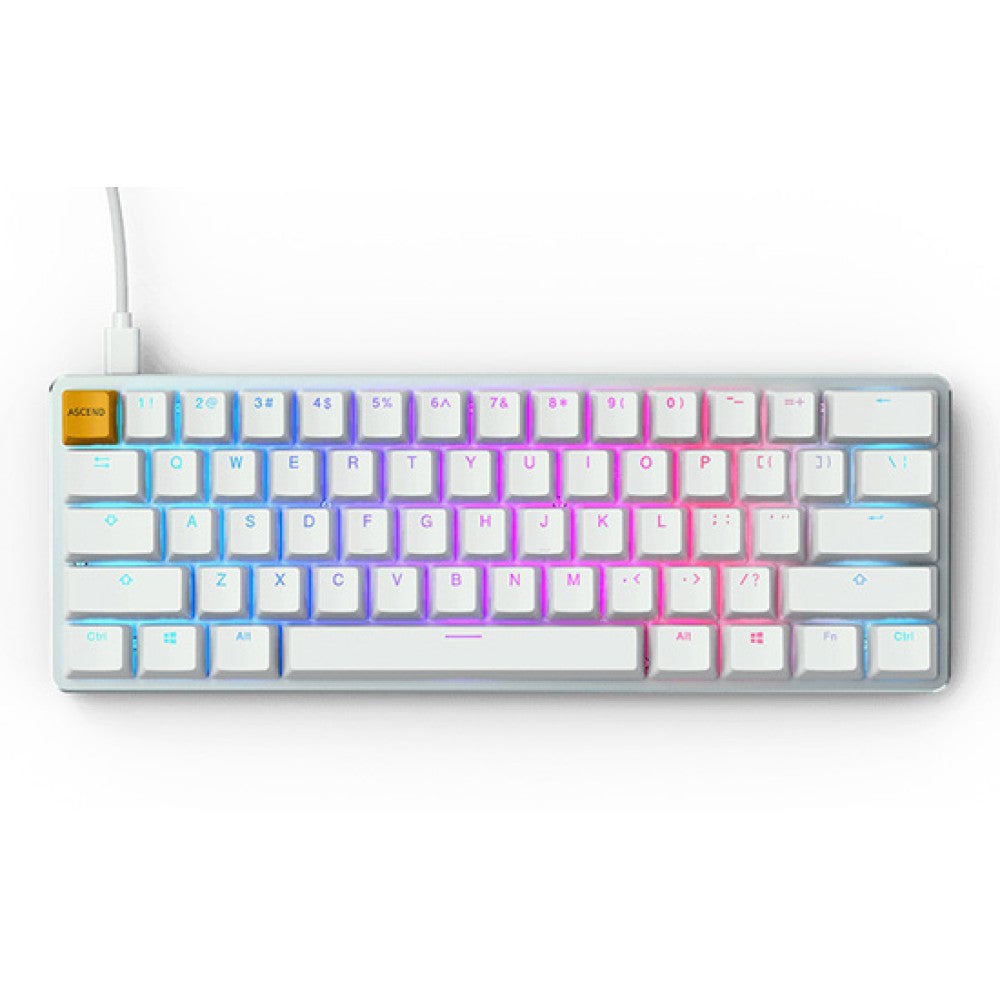 Glorious Gmmk Compact Modular Mechanical Keyboard - White Default Title