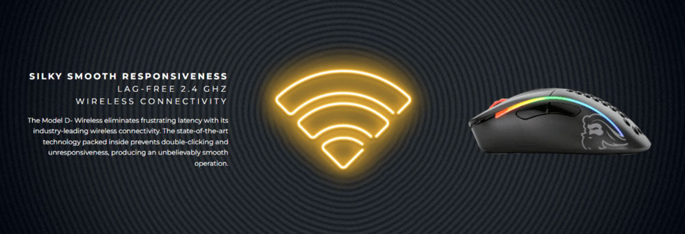 Glorious Model d Wireless Gaming Mouse - Matte Black