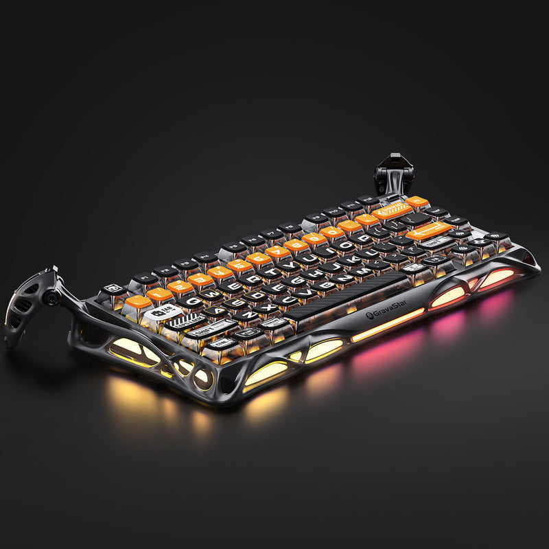 Gravastar Mercury K1 Pro Wireless Gaming Keyboard CyberFlare