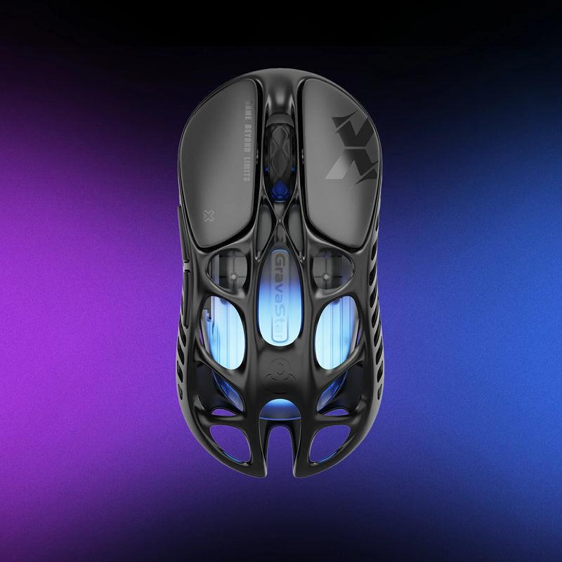 Gravastar mercury x wireless gaming mouse - black contours - mouse’s
