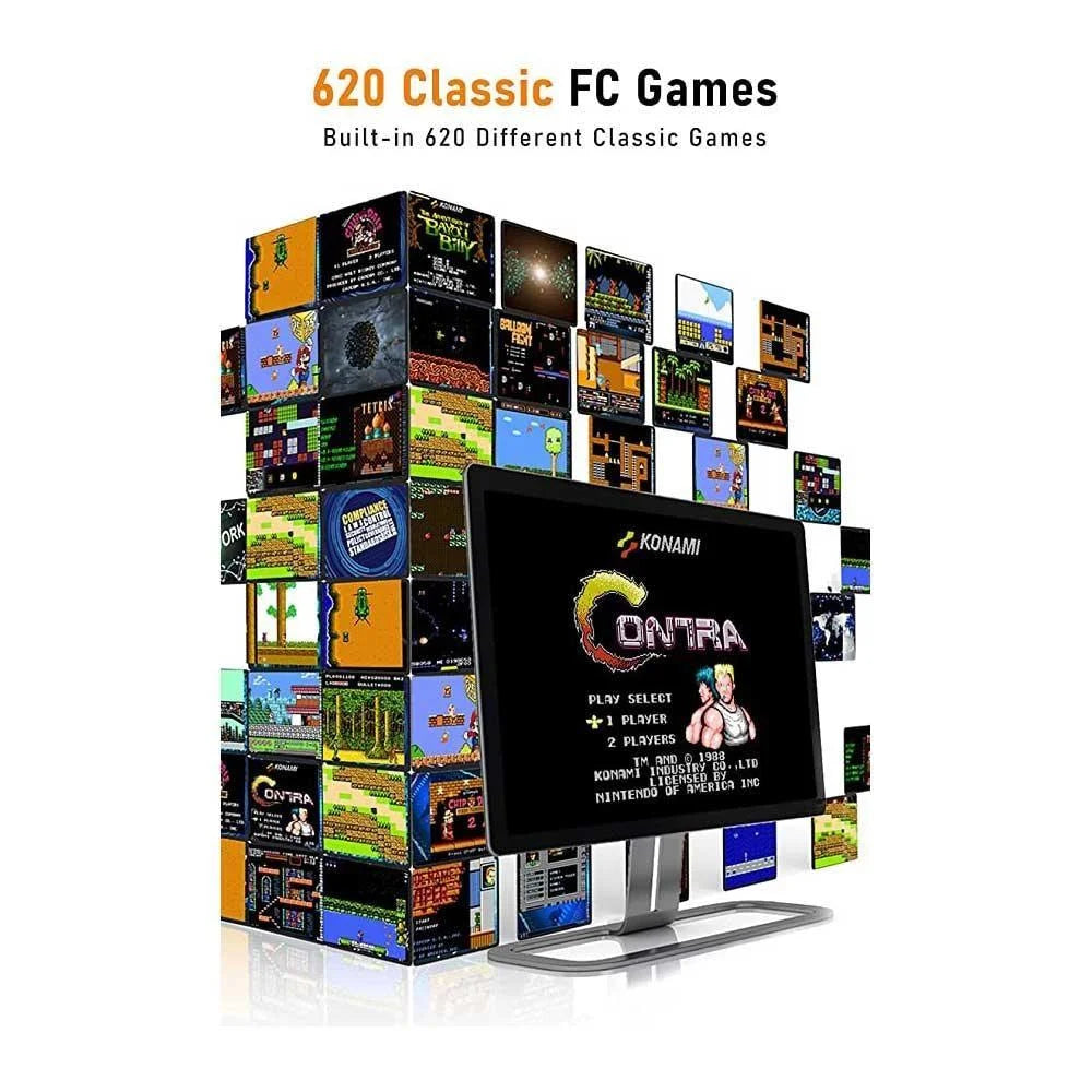 Classic retro game console mini video game consoles with 620 games - av output - console | video console