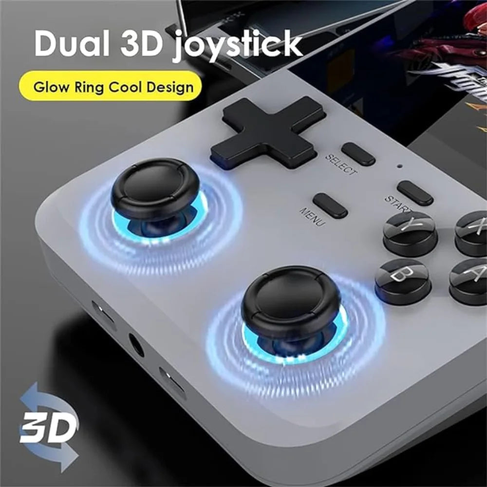 D-007 handheld game console - 3.5 inches video game player with 128gb and 10,000 games - console | video console