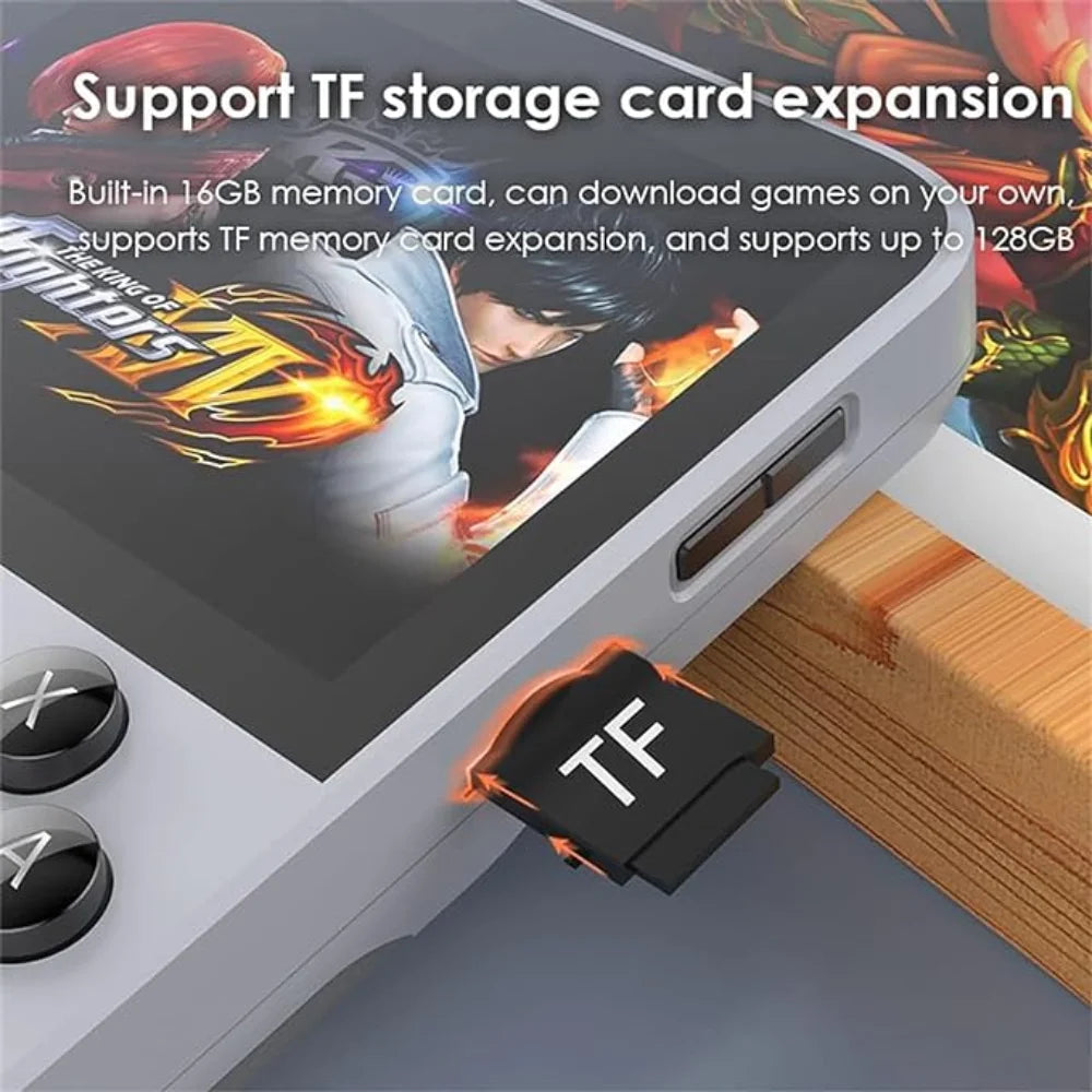 D-007 handheld game console - 3.5 inches video game player with 128gb and 10,000 games - console | video console