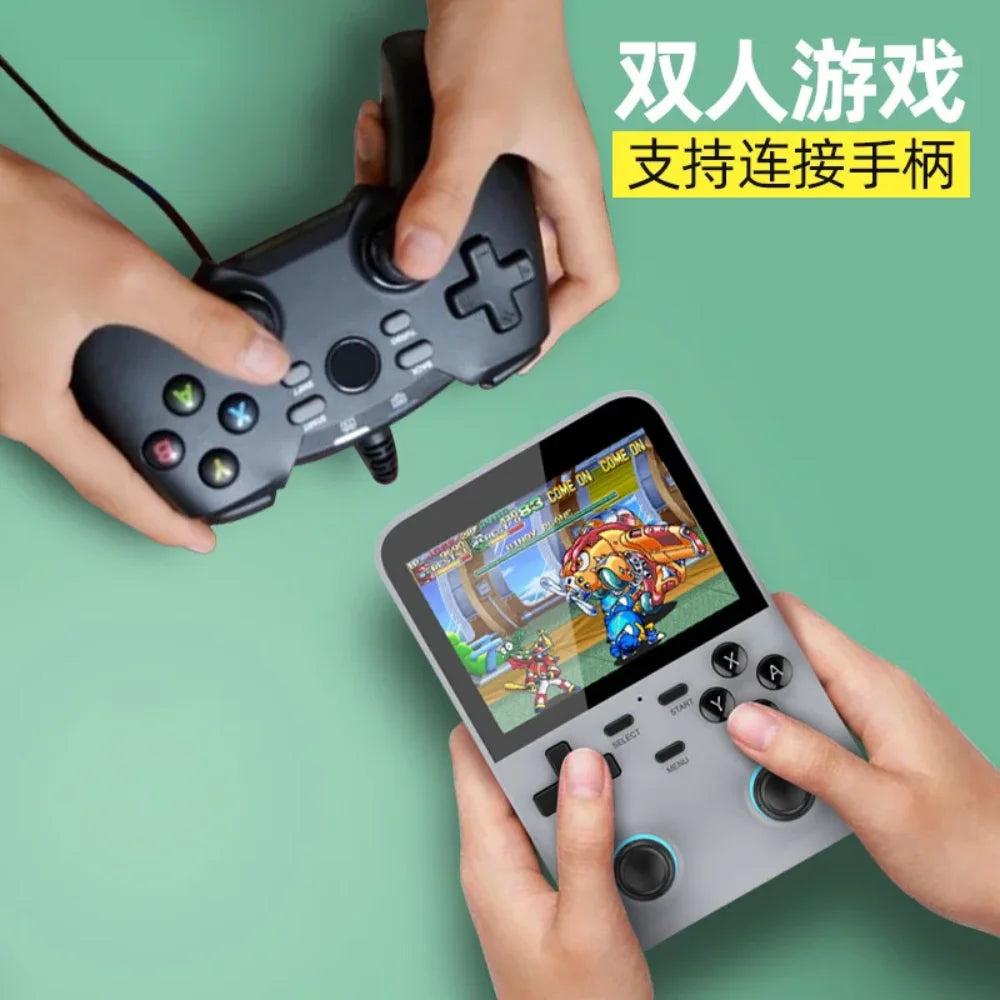 D-007 handheld game console - 3.5 inches video game player with 128gb and 10,000 games - console | video console