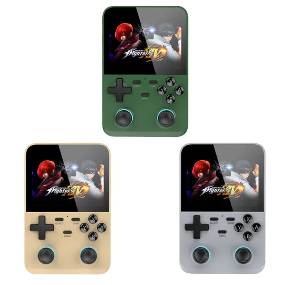 D-007 handheld game console - 3.5 inches video game player with 128gb and 10,000 games - console | video console