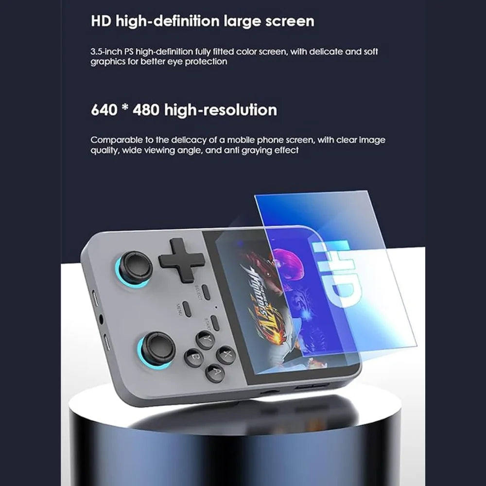 D-007 handheld game console - 3.5 inches video game player with 128gb and 10,000 games - console | video console